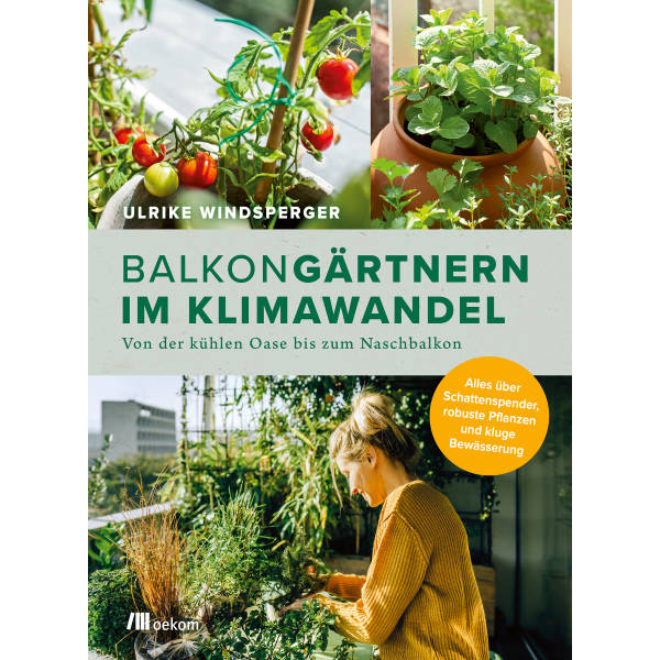 Buch-Cover: Balkongärtnern im Klimawandel