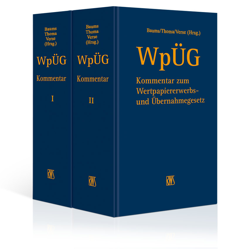 Cover von WpÜG