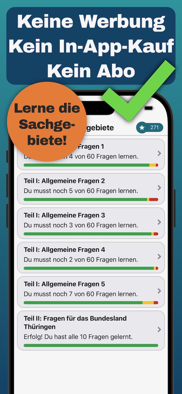 Werbebild mit den Sachgebieten