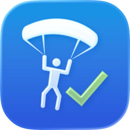 Icon der Lern-App Fallschirmsprung Lernfragen