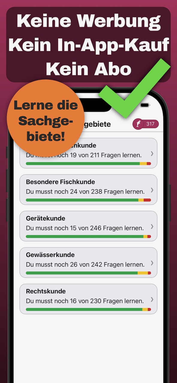 Werbebild mit den Sachgebieten