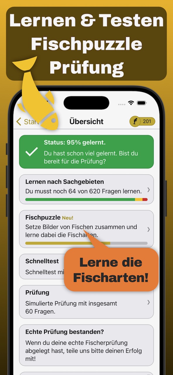 Werbebild mit der Hauptansicht der App