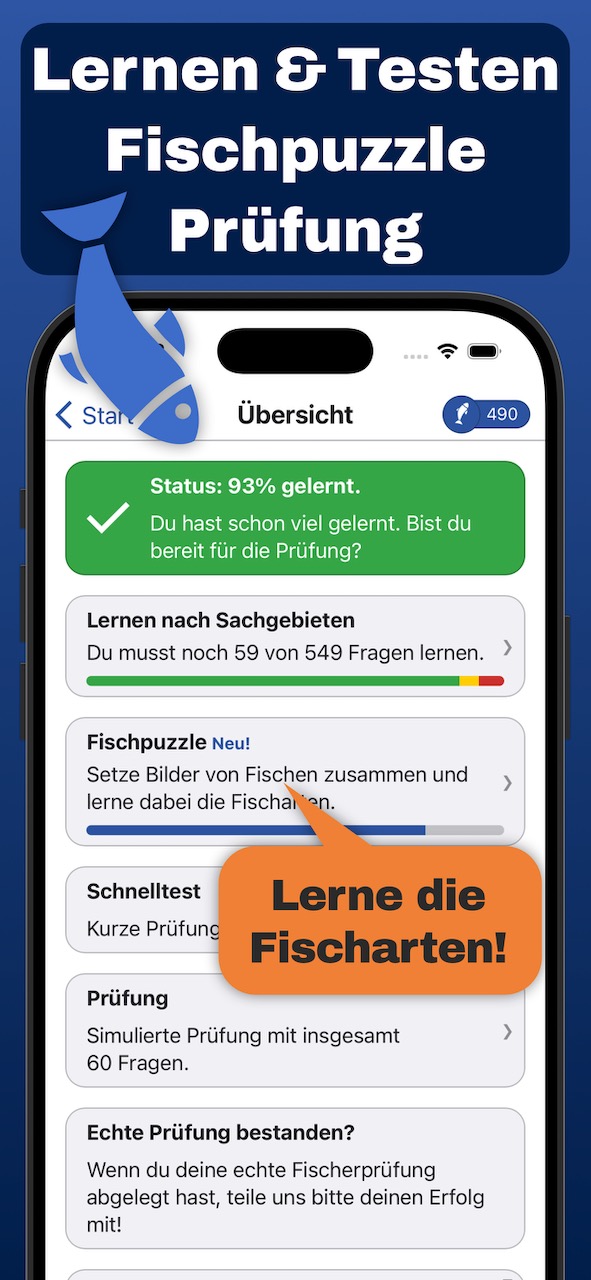 Werbebild mit der Hauptansicht der App