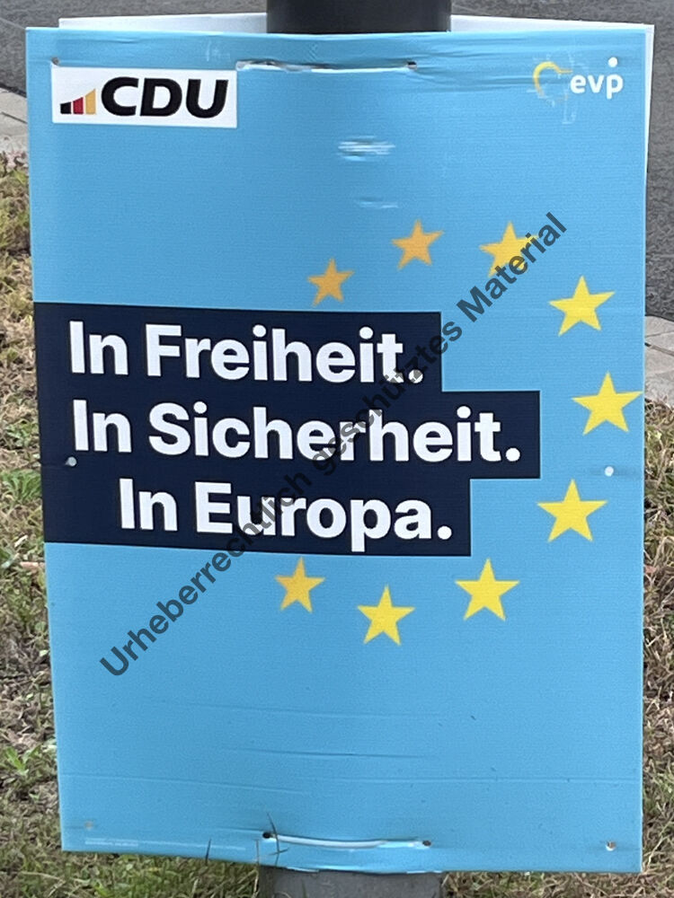 Wahlpplakat 1