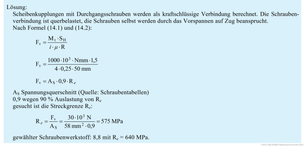 Abbildung einer Druckseite mit Text und Formeln.