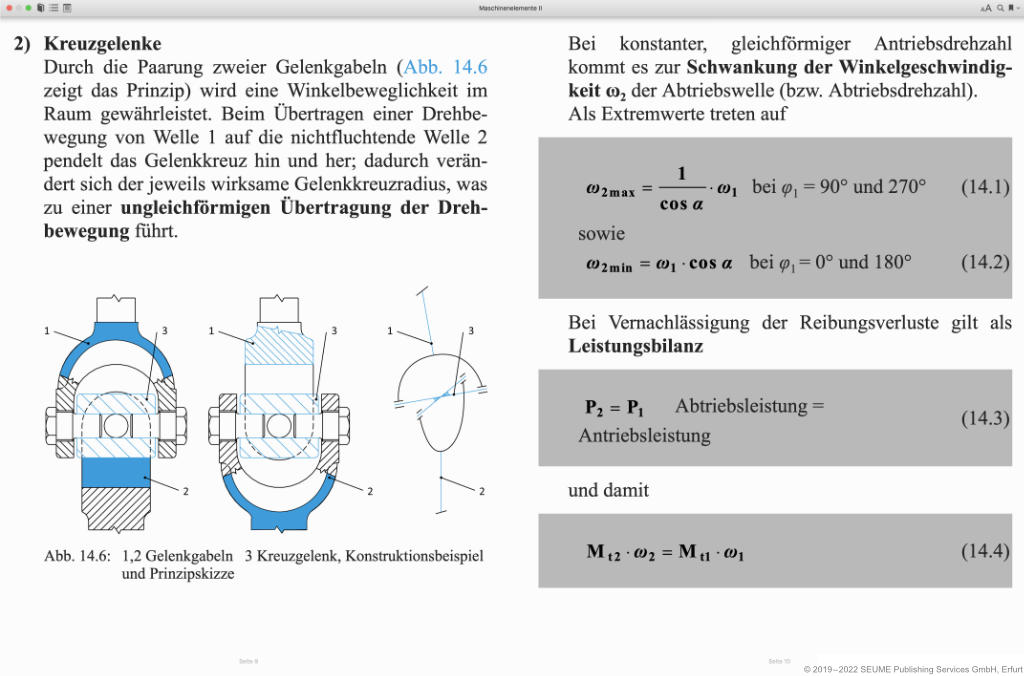 Bildschirmfoto eines E-Books mit Text, Formeln und einer
    technischen Zeichnung.